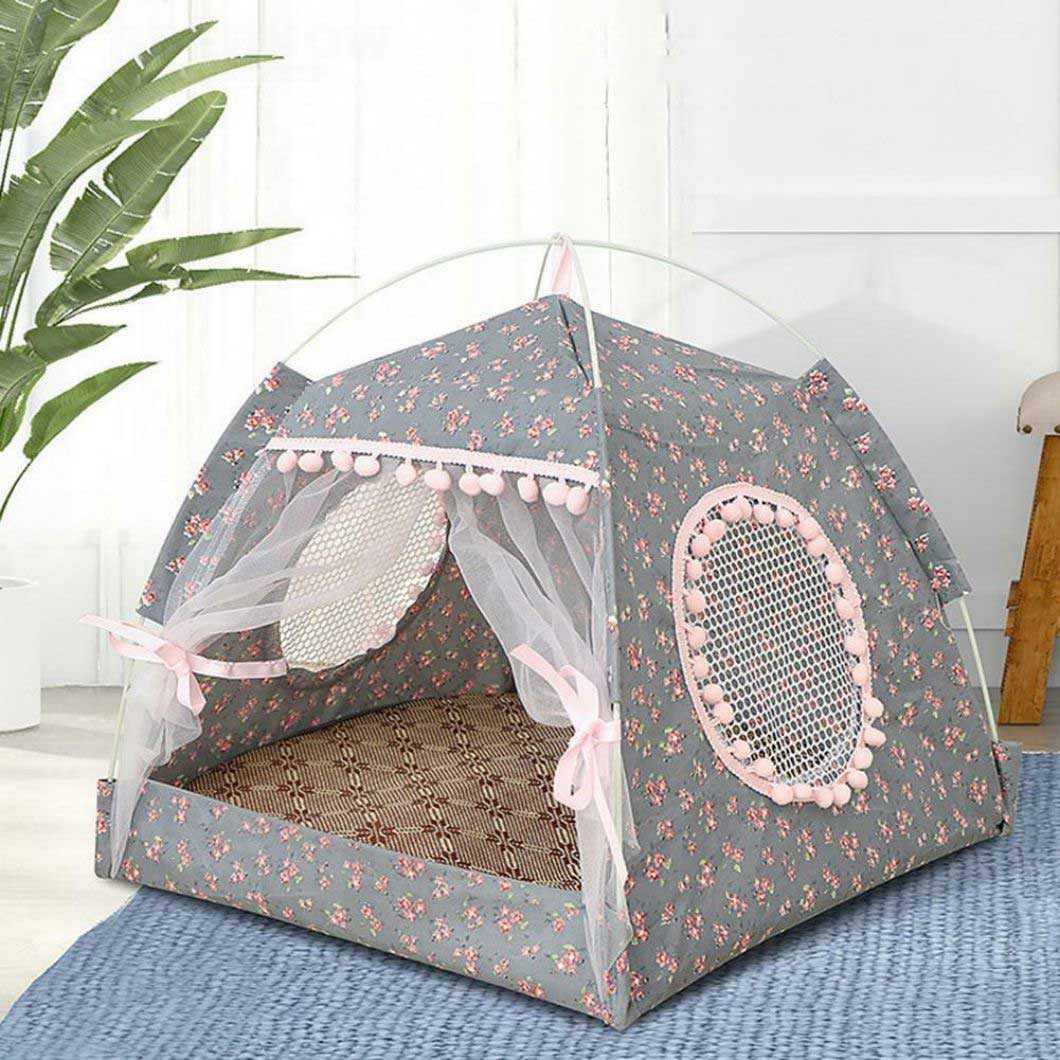 封閉式四季帳篷寵物貓窩